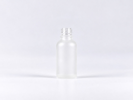 Säuremattierte Flasche 30 ml – DIN18 - ohne Verschluss